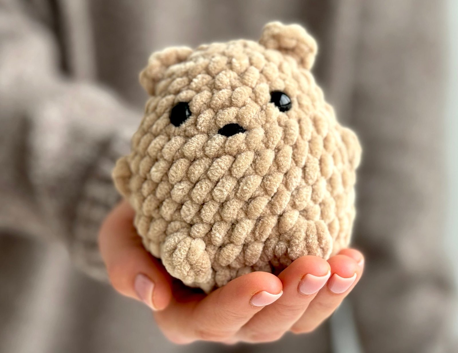 Bryce the Bear Crochet Pattern | Cute Bear Plushie Pattern | Easy ...