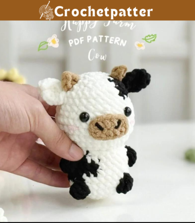 Cow No Sew Crochet