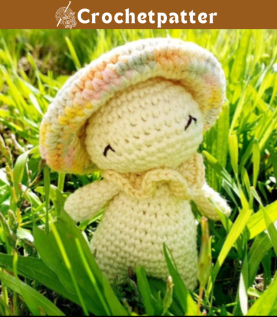 Quinn the Little Mushroom Critter Stitch Crochet