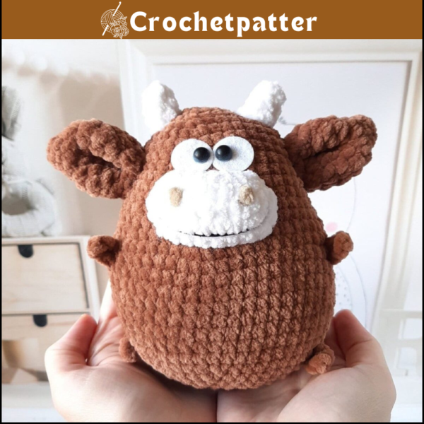 Bull Cow Calf Crochet Pattern