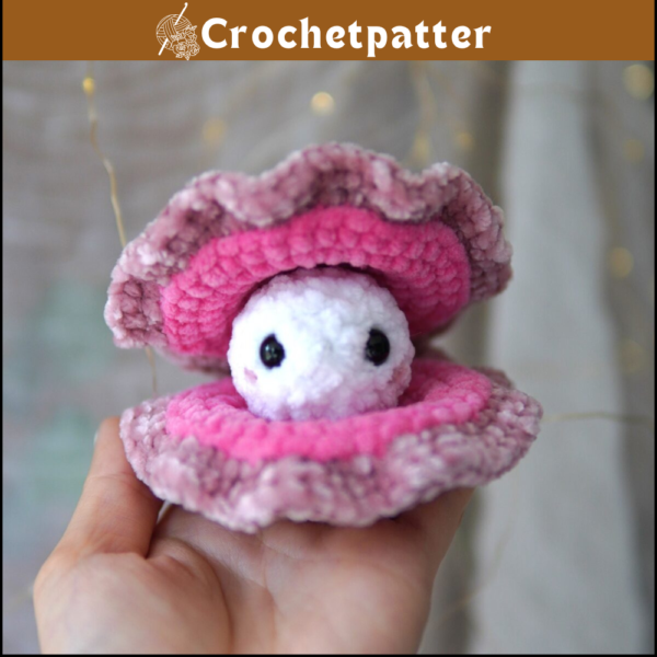 Plush Oyster No-Sew Crochet Pattern