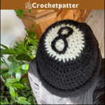 8-Ball hat crochet