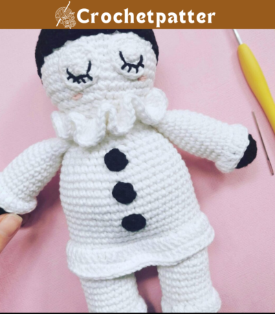 PDF Vintage Pierrot the Little Clown Crochet Pattern