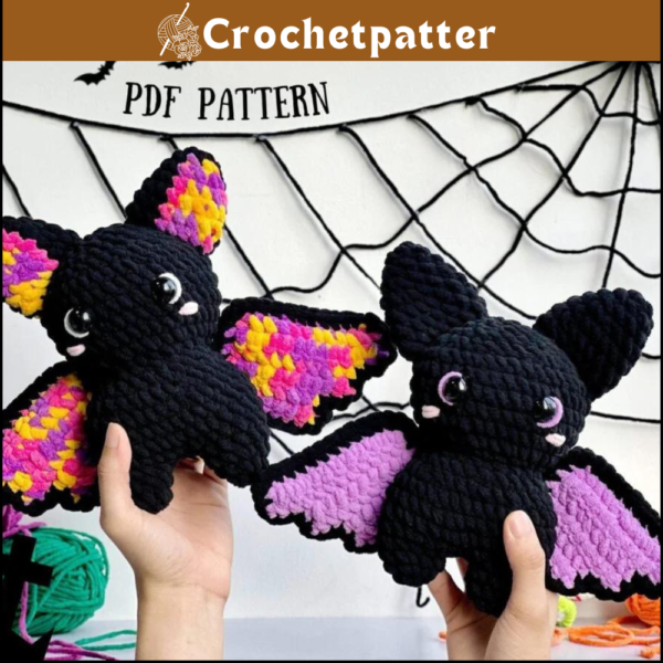 Mixed Color Bat Crochet
