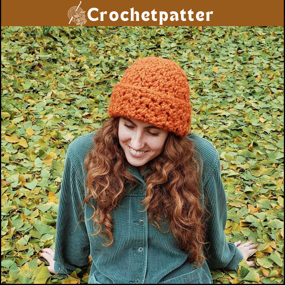 Erin Chunky Beanie Crochet Pattern Crochet Beanie Pattern PDF File Pictures Included