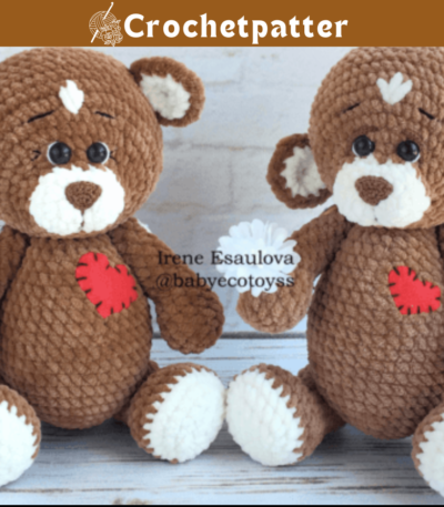 Plush Bear Brownie Crochet Pattern