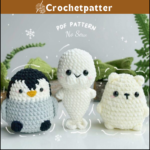 Arctic Animals No Sew Crochet Pattern