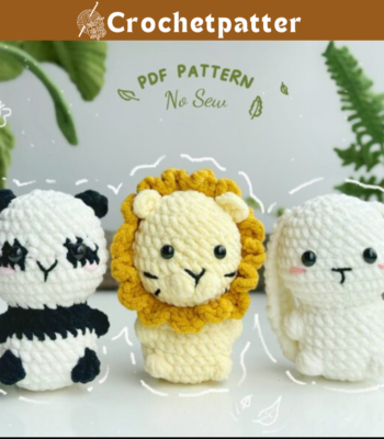 Zoo Animals No Sew Crochet Pattern