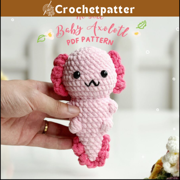 Axolotl No Sew Crochet Pattern