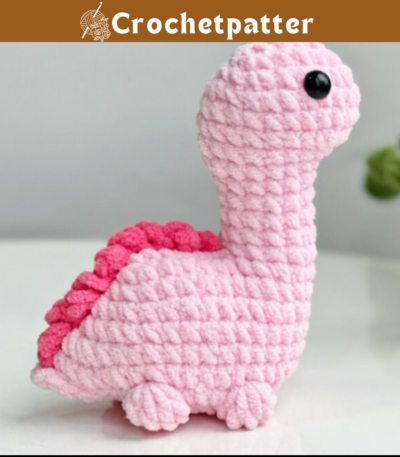 Brachiosaurus Dinosaur No Sew Crochet Pattern