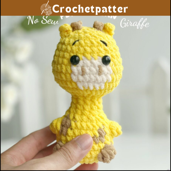 Giraffe No Sew Crochet Pattern