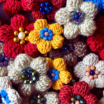 crochet flower bouquet