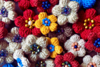 crochet flower bouquet