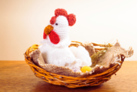 free crochet chicken pattern