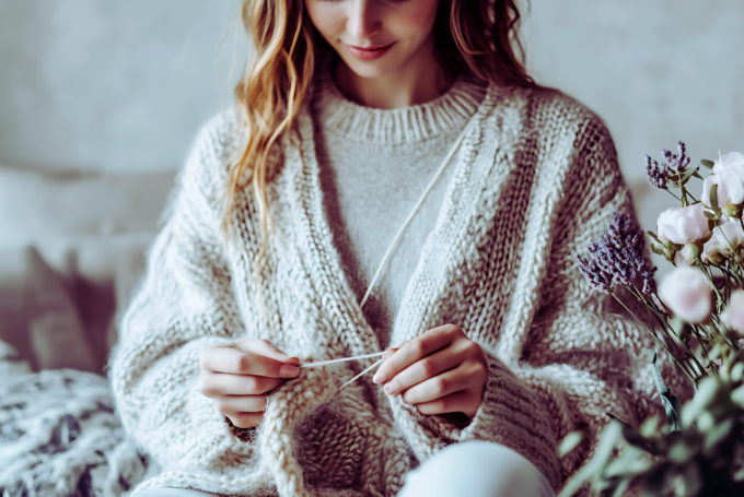 Crochet sweater