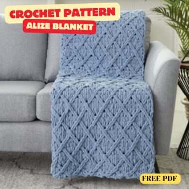 Alize Blanket CROCHET PATTERN