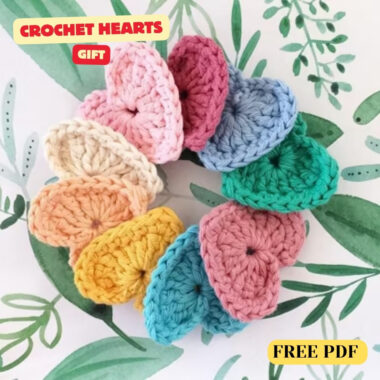 Crochet Hearts free pdf files digital download