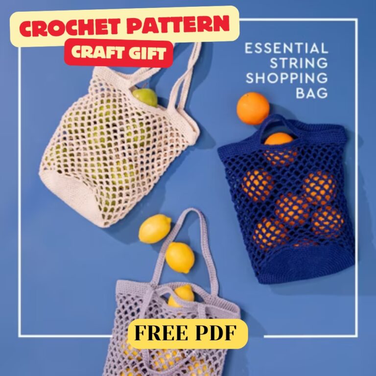 Essential String Shopping Bag crochet pattern