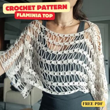 CROCHET PATTERN Flaminia top